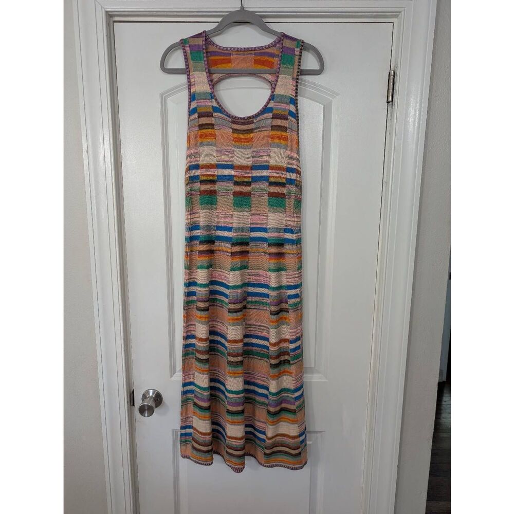 Anthropologie Multicolor Striped Midi Dress - Picture 4 of 9